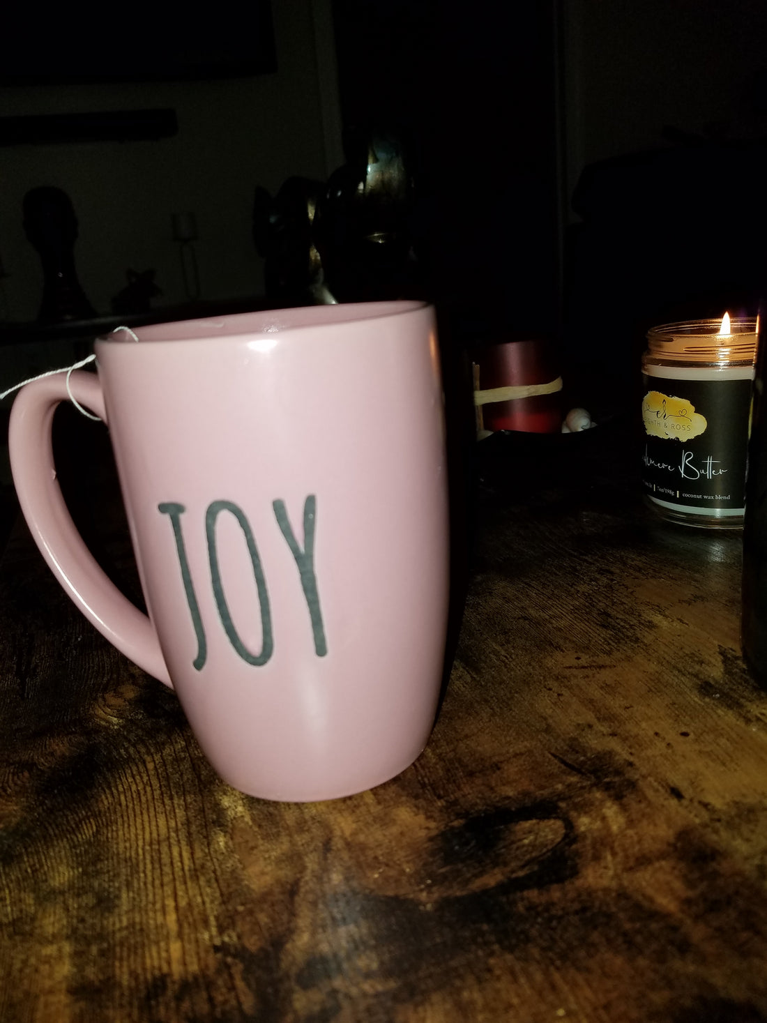 Cashmere Butter candle & Joy (tea)